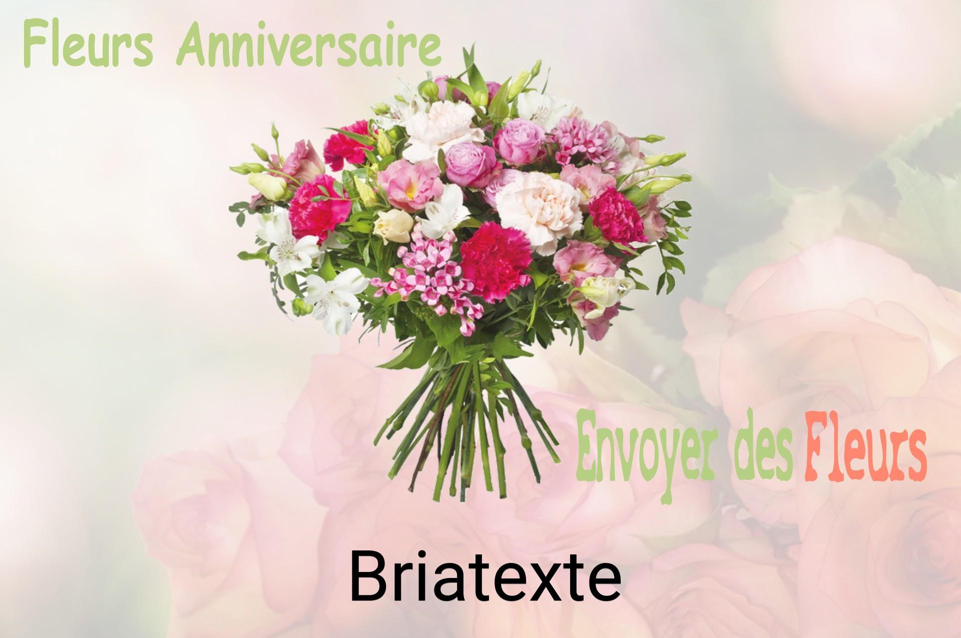 Bouquet de fleurs d’anniversaire livré à Briatexte